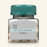 Holland & Barrett Iron + B Vits, Vit C & Minerals 15mg 180 Tablets