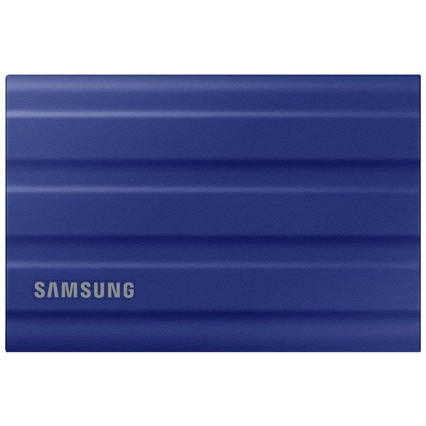 Samsung T7 Shield 2TB portable SSD blue, imported from the UK