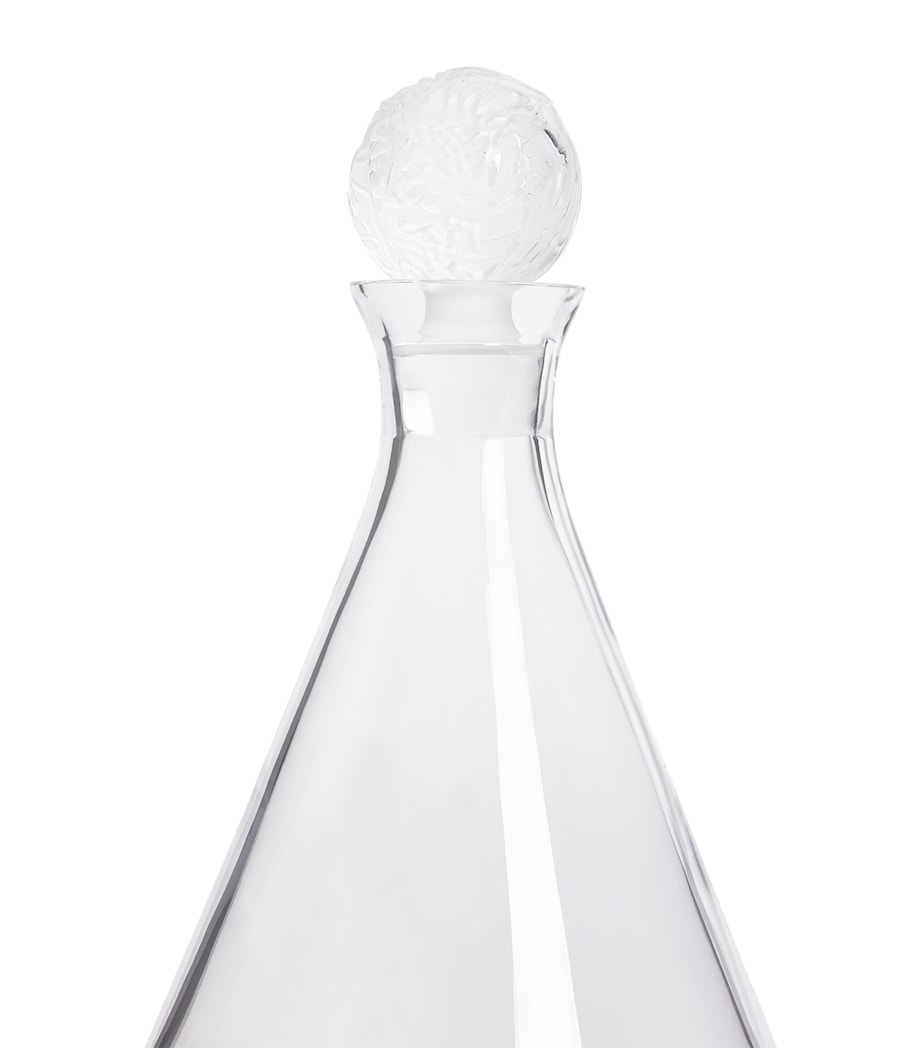 Lalique crystal Merlot wine decanter, UK version