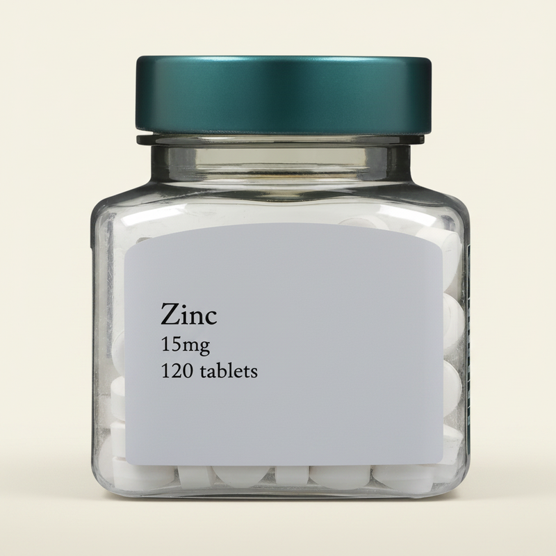 Holland Barrett zinc tablets 15mg 120 tablets, UK version