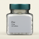 Holland Barrett zinc tablets 15mg 120 tablets, UK version