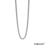 Fred Bennett heavyweight sterling silver Spiga chain necklace, imported from the UK