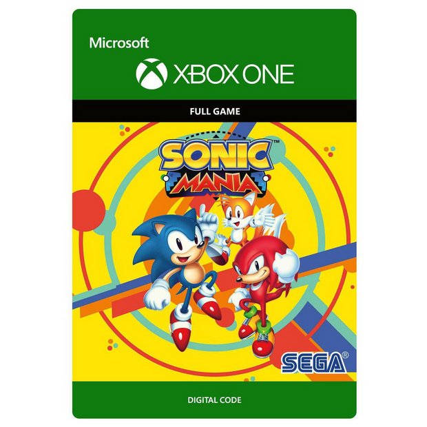 Sonic Mania Xbox One digital game code (British brand)