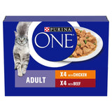 Purina One Mini Fillets Chicken & Beef Wet Cat Food   8 x 85g GOODS M&S   