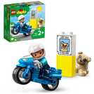 Lego DUPLO rescue police motorcycle toddler toy, UK version