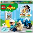 Lego DUPLO rescue police motorcycle toddler toy, UK version
