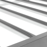 Argos Atlas silver guest bed single with mattresses - British product