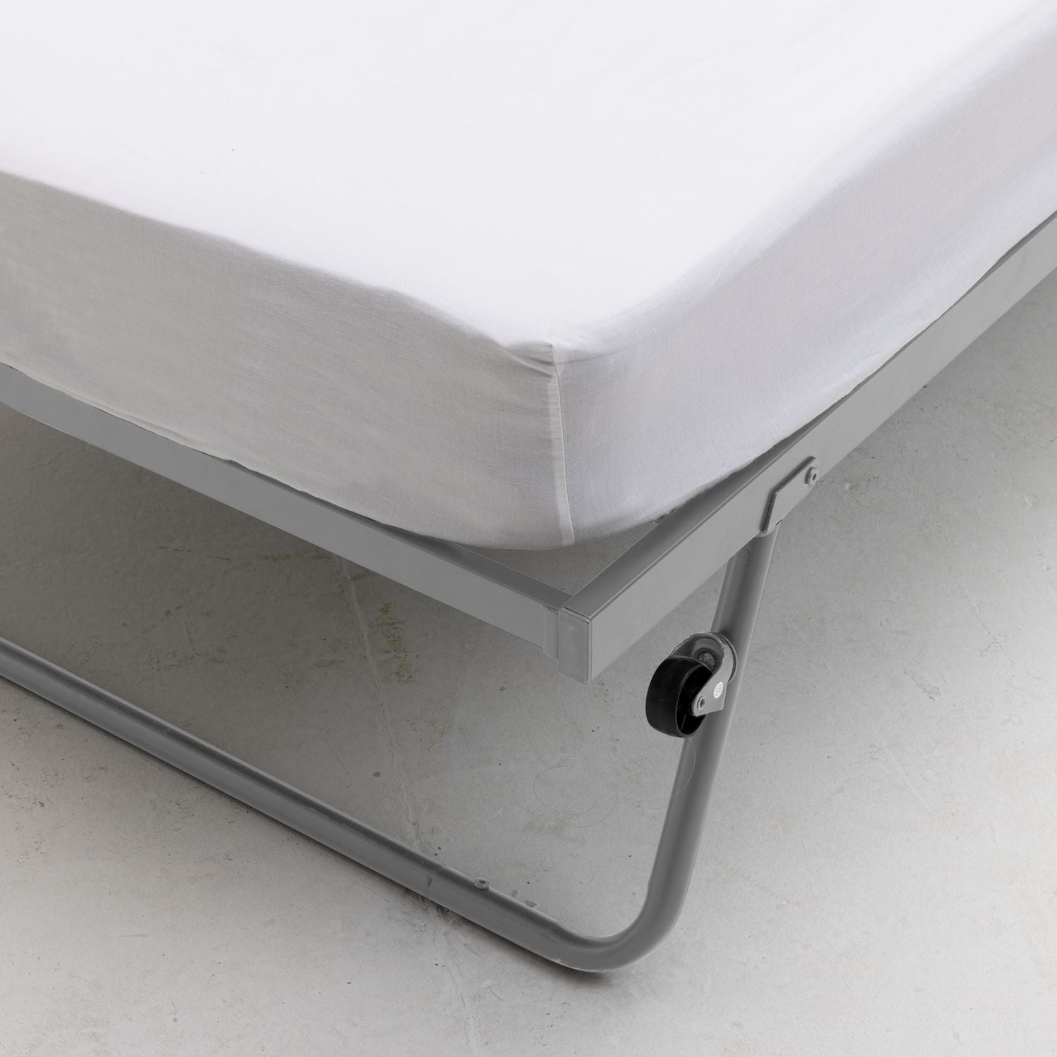 Argos Atlas silver guest bed single with mattresses - British product