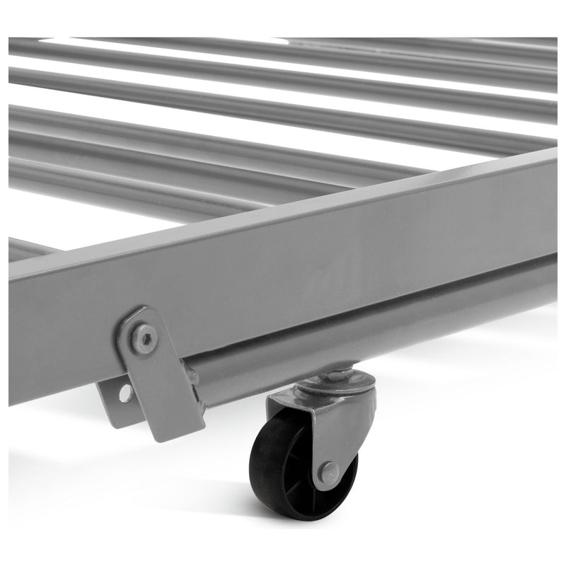 Argos Atlas silver guest bed single with mattresses - British product