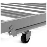 Argos Atlas silver guest bed single with mattresses - British product