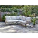 Habitat Malta garden sofa set natural 6 seater, UK version