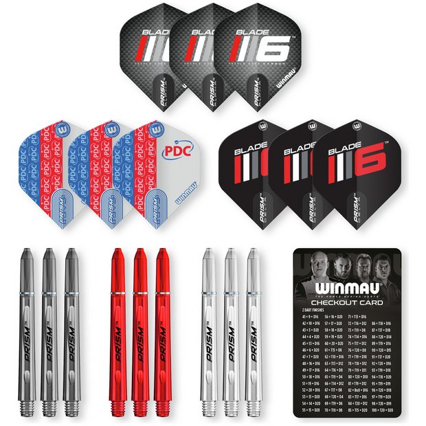 Winmau Blade 6 darts case with accessories (British brand)