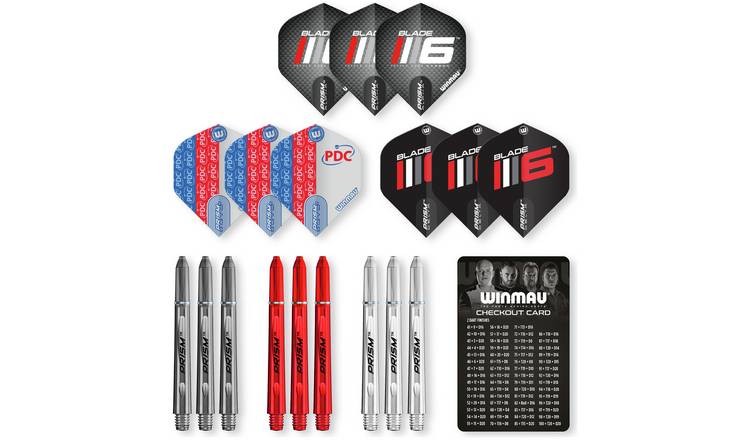 Winmau Blade 6 darts case with accessories (British brand)
