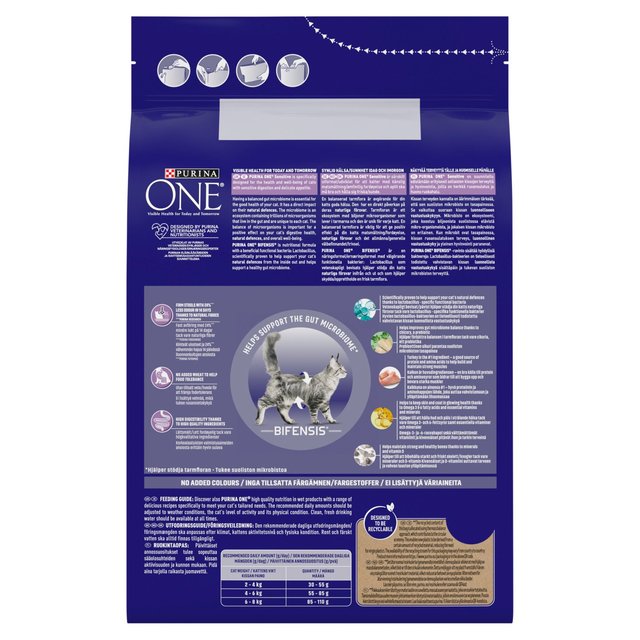 Purina ONE Sensitive Dry Cat Food Turkey and Rice   2.8kg GOODS M&S   