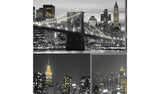 Fresco City At Night black wallpaper with NYC skyline, UK version