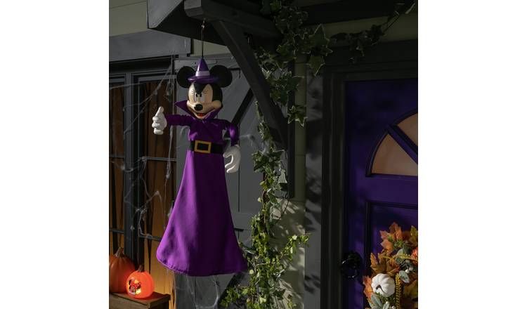 Disney Halloween Medium Minnie Mouse Wizard Decoration