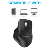 JLab Epic wireless ergonomic mouse black - British product