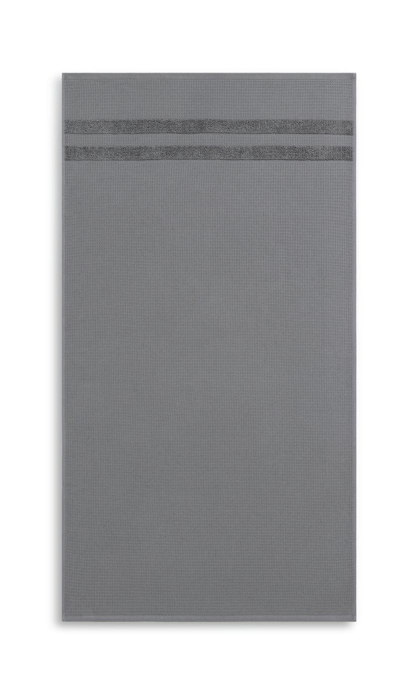 Habitat Cotton Waffle Towel Set in Charcoal, 4 Piece, UK version