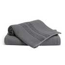 Habitat Cotton Waffle 4 Piece Towel Bale - Charcoal