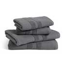 Habitat Cotton Waffle 4 Piece Towel Bale - Charcoal