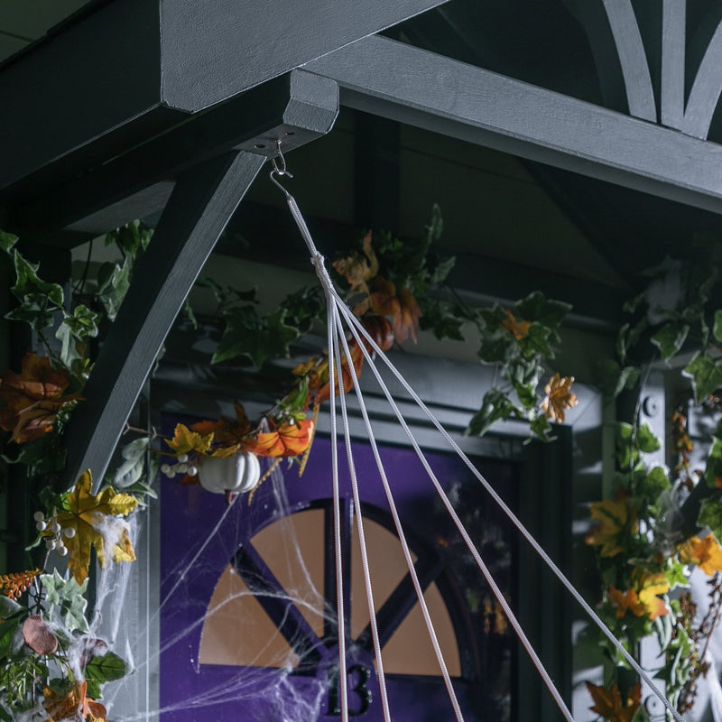 Argos Home Halloween outdoor web and spider decoration 25.4x27.3x7.6cm - British product