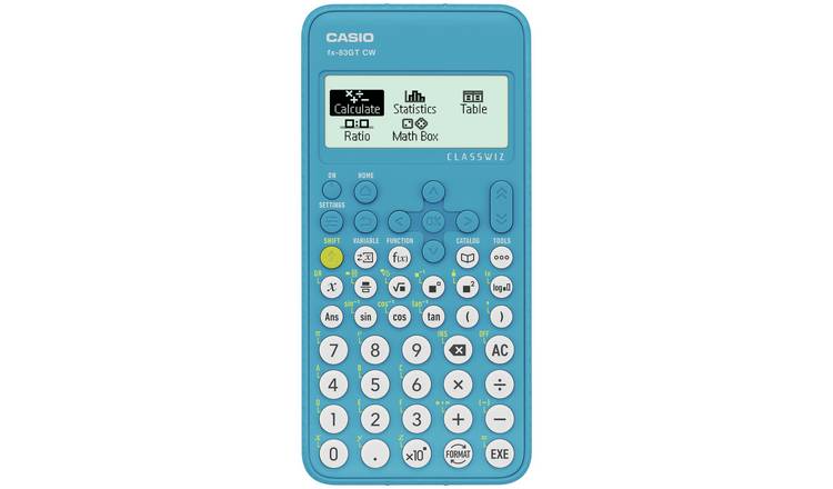 Casio FX-83GTCW blue scientific calculator - British product