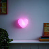 Glow heart silicone LED night light for kids - British product