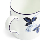 Wedgwood Wild Strawberry Inky Blue mug (British brand)