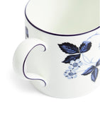 Wedgwood Wild Strawberry Inky Blue mug (British brand)