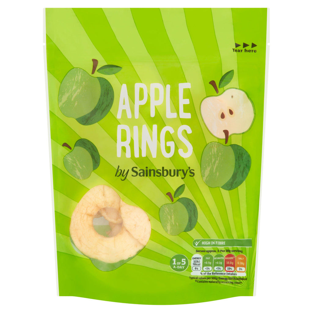 Sainsbury's Apple Rings 100g