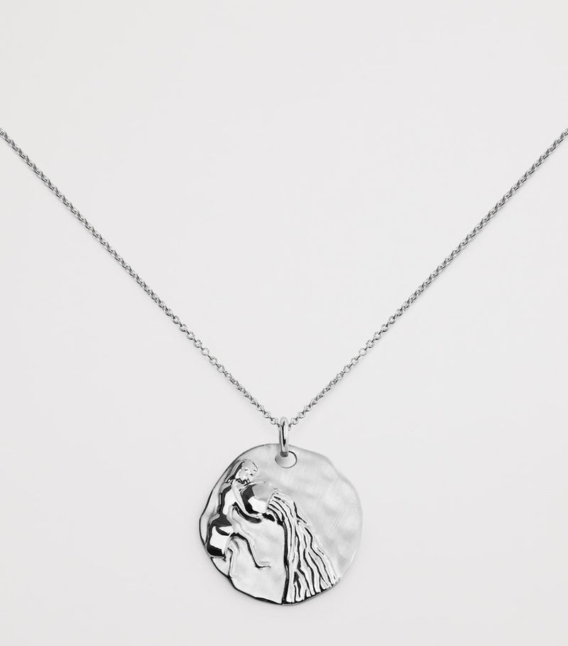 Monica Vinader Aquarius zodiac necklace, imported from the UK