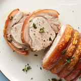 Ocado British Pork Crackling Loin Joint Boneless   Typically: 1.25kg GOODS M&S   