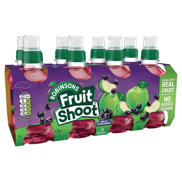 Fruit Shoot Blackcurrant & Apple No Added Sugar   8 x 200ml