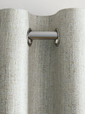 Textured eyelet blackout thermal curtains pair - UK version