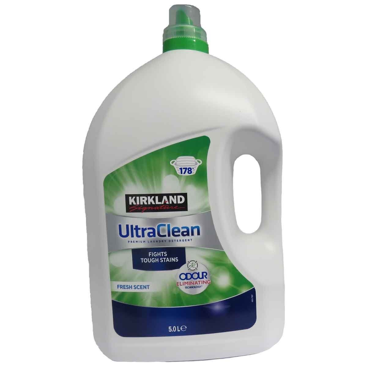 Kirkland Signature Ultra Clean Bio Laundry Liquid, 5L (178 Wash) GOODS Costco UK