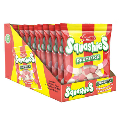 Swizzles Squashies trommestikker, 12 x 140g