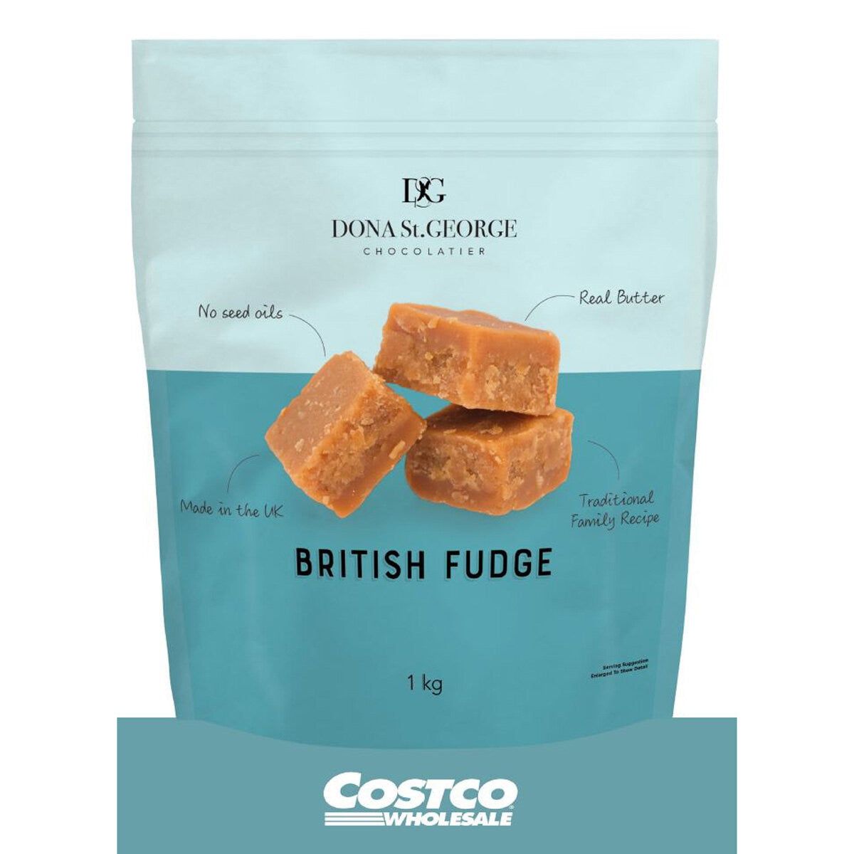 Dona St.George British Fudge, 1kg GOODS Costco UK