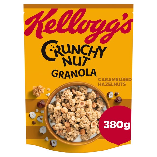 Kellogg's Crunchy Nut Caramelised Hazelnuts Breakfast Granola    380g GOODS M&S   