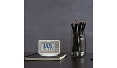 Argos Seiko LCD Alarm Clock with Calendar and Temperature Display- Buy online at McGrocer