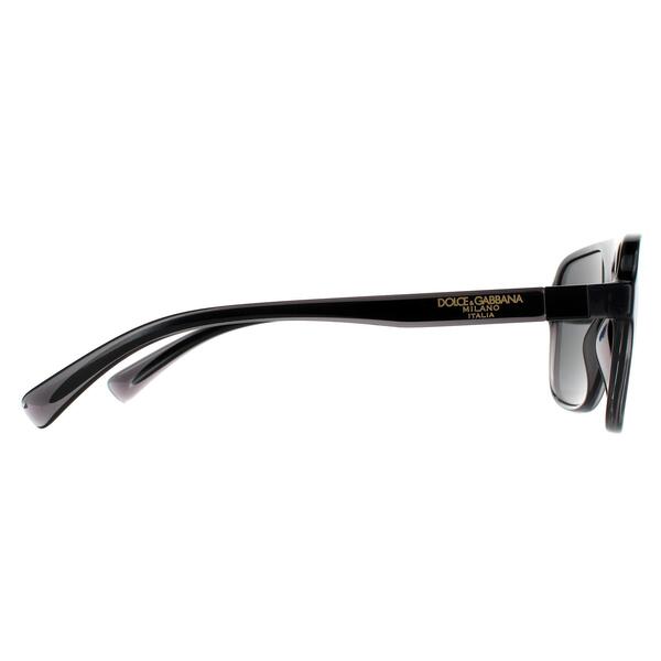 Dolce & Gabbana DG6134 pilot sunglasses black acetate - British product