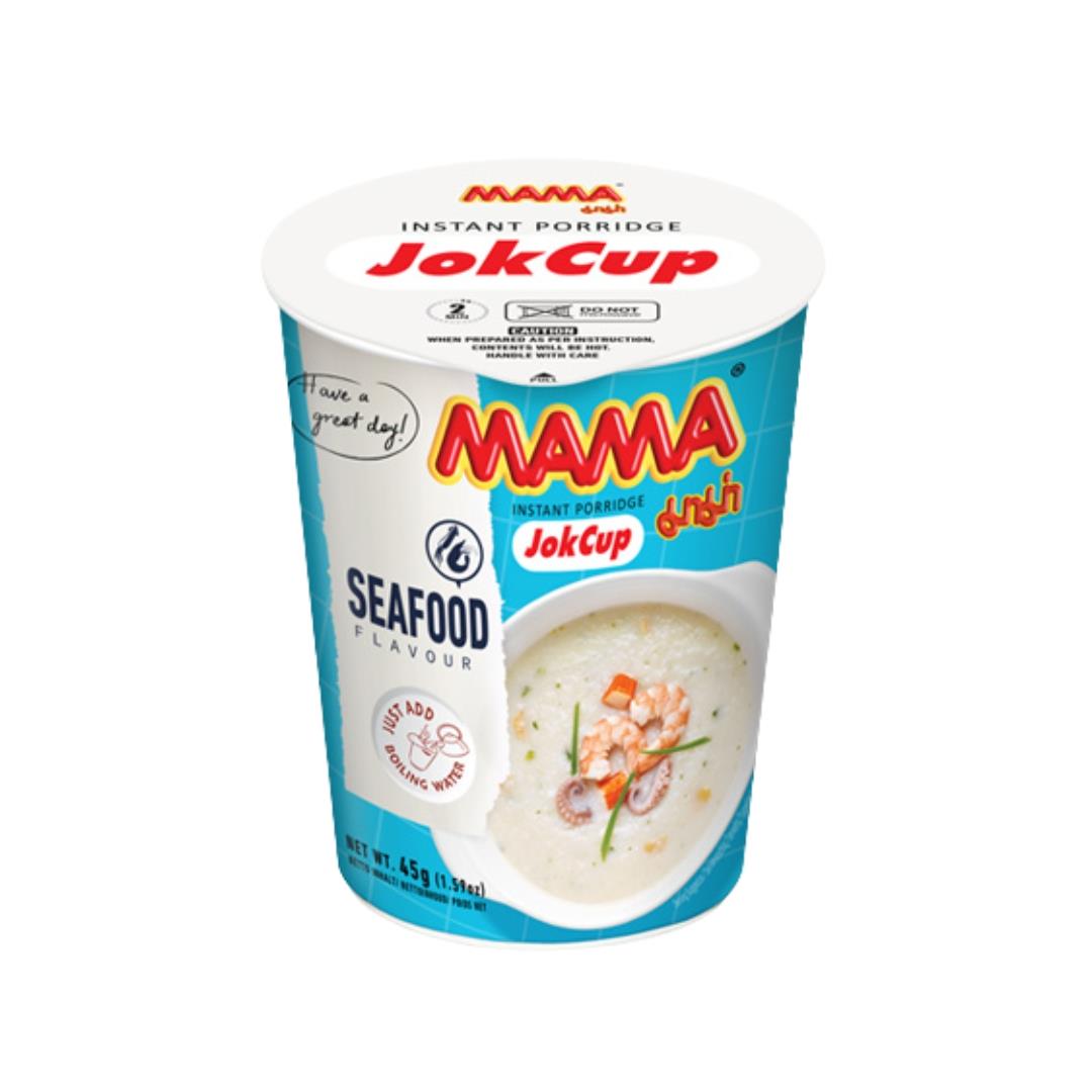 Mama Jok cup rice porridge seafood flavour - British product