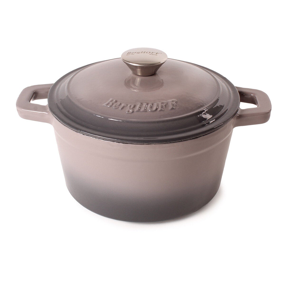 BergHOFF Neo cast iron stockpot 20cm 2.8L grey, imported from the UK