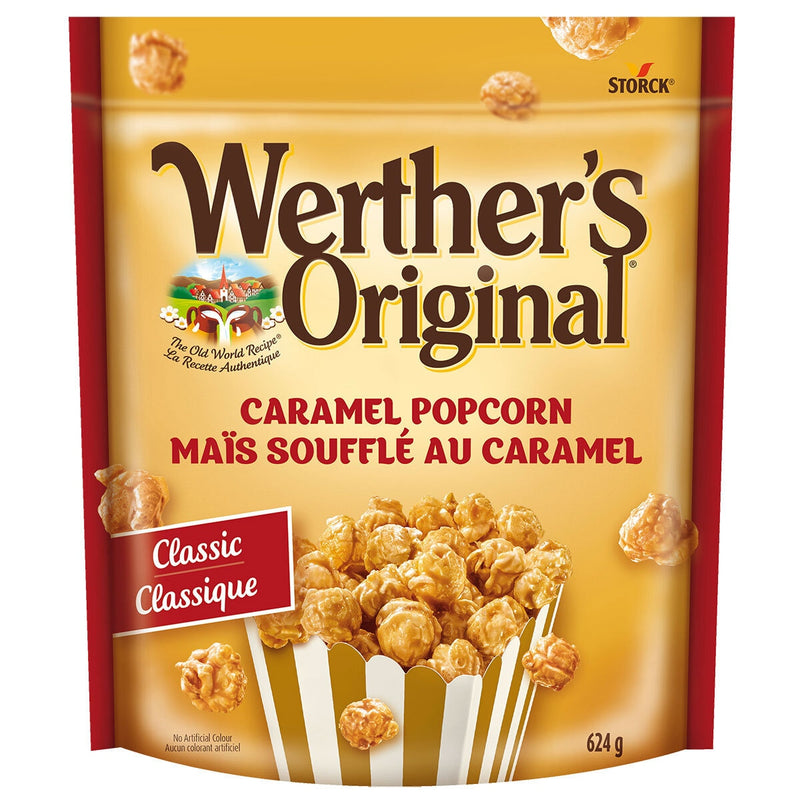 Werther's Original caramel popcorn 624g (British brand)