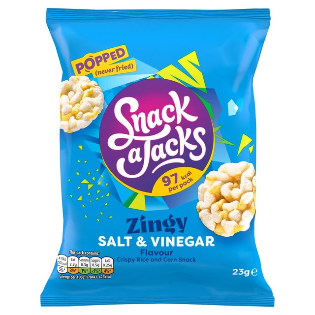 Snack a Jacks Salt & Vinegar Rice Cakes   23g GOODS M&S   