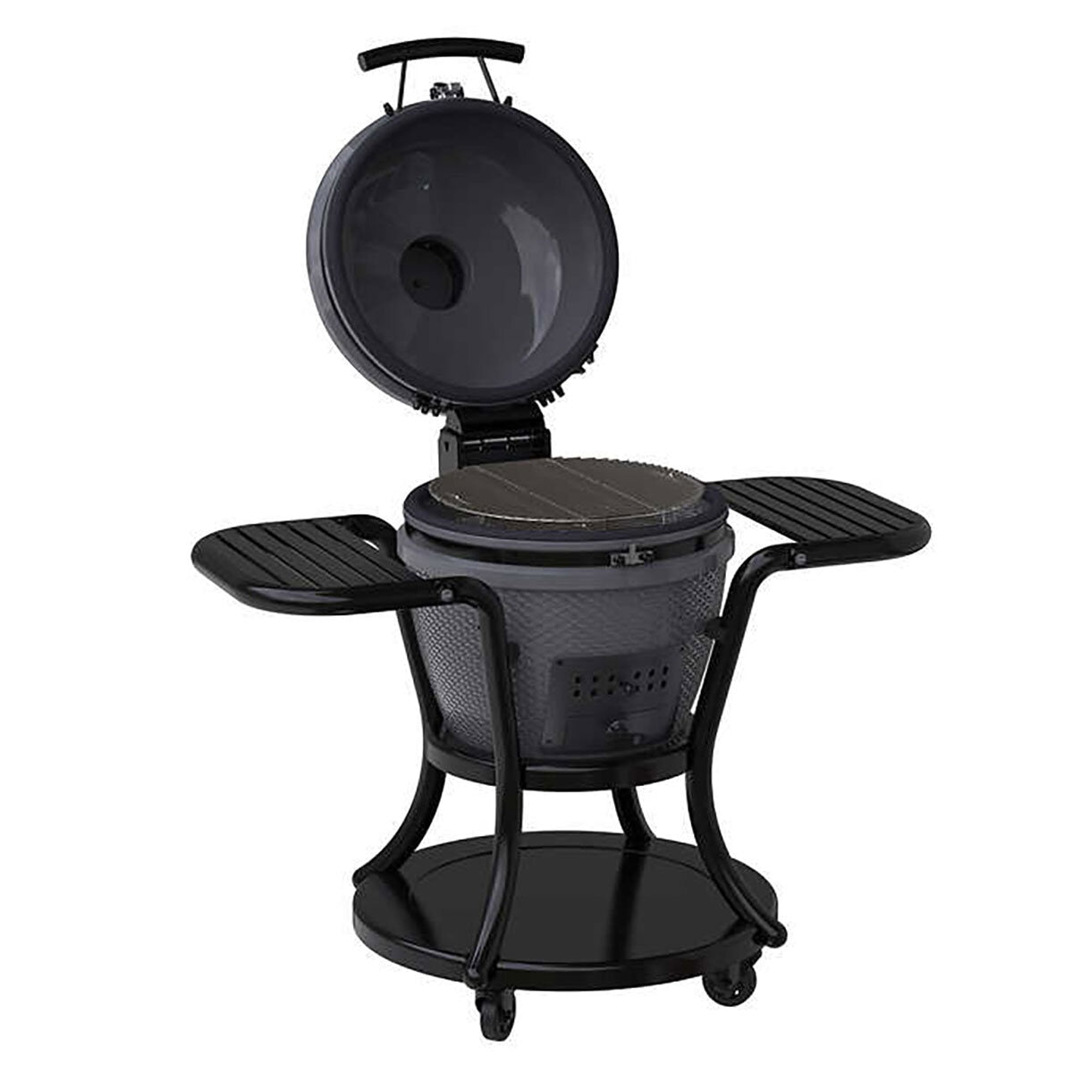 Pit Boss 24” (60 cm) Ceramic Kamado Charcoal Barbecue Grill + Cover in Grey GOODS Costco UK