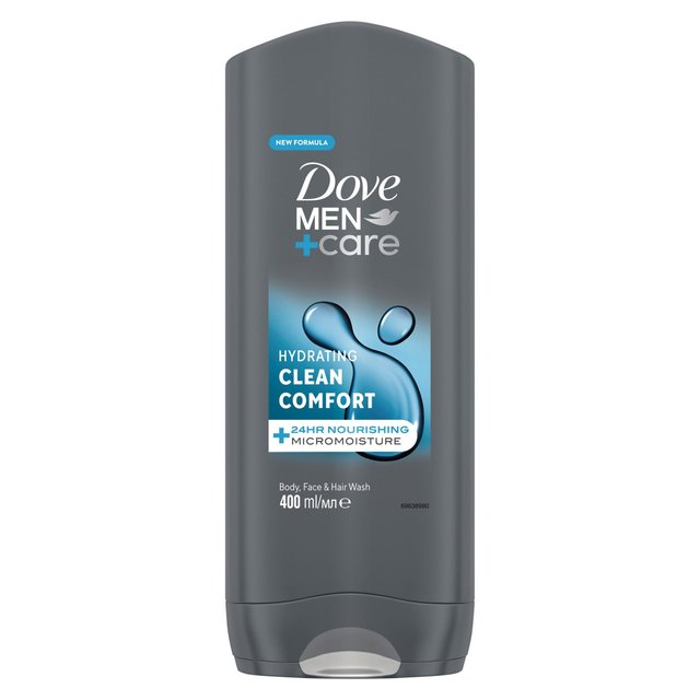 Dove Men+Care Clean Comfort Body & Face Wash   400ml GOODS M&S   