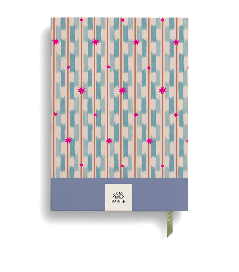 Papier Starry Ikat A5 finance planner, imported from the UK