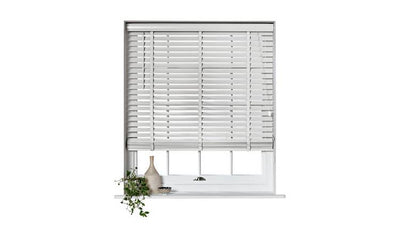 Argos Habitat Wooden White 50mm Slat Venetian Blind 60cm- Buy online at McGrocer