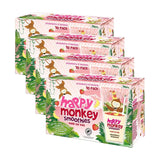 Happy Monkey Strawberry &amp; Banana Smoothies, 4 x 10 x 180ml