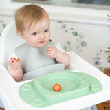 EasyTots EasyMat weaning plate in 5 colours - British product